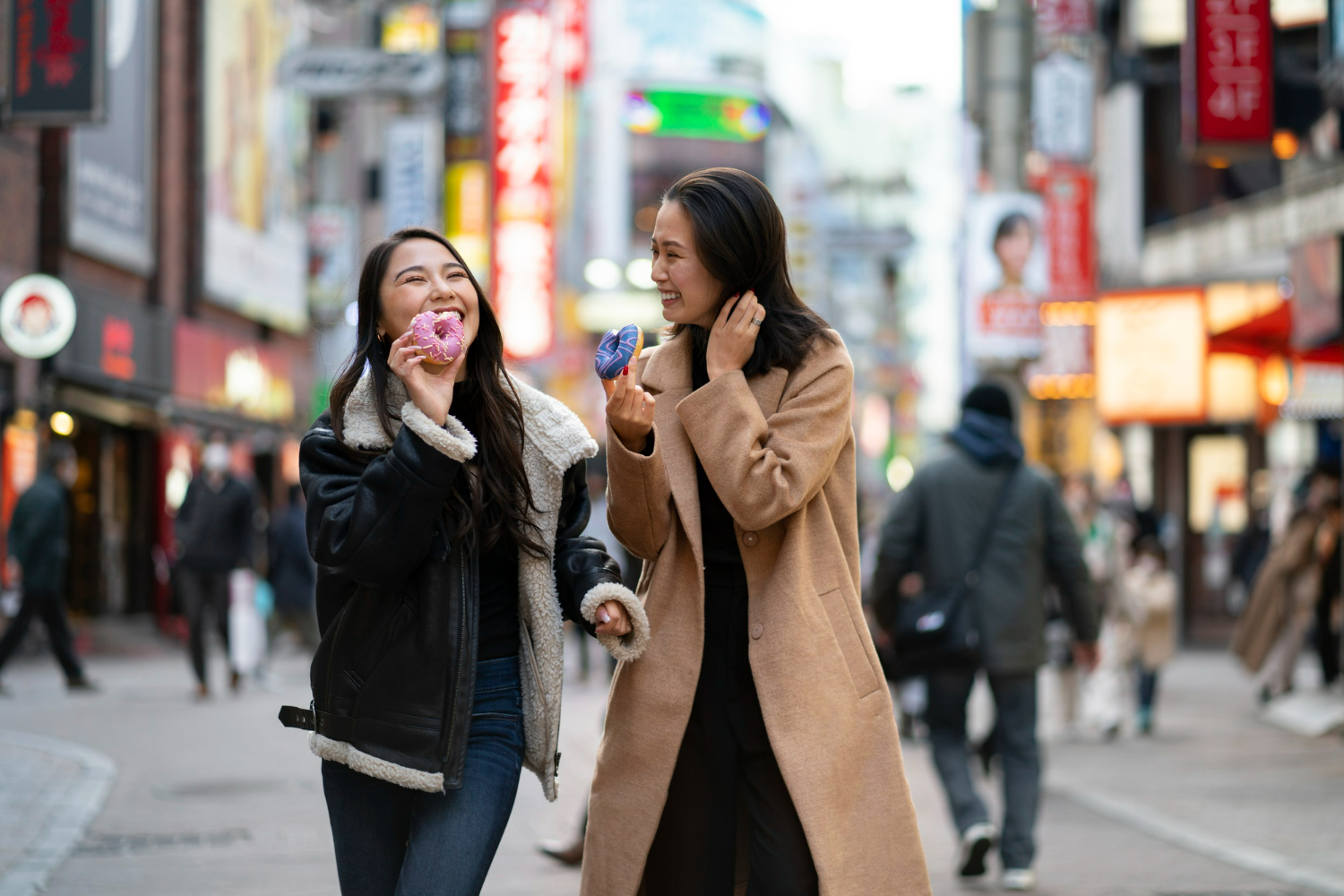 the streets of Tokyo