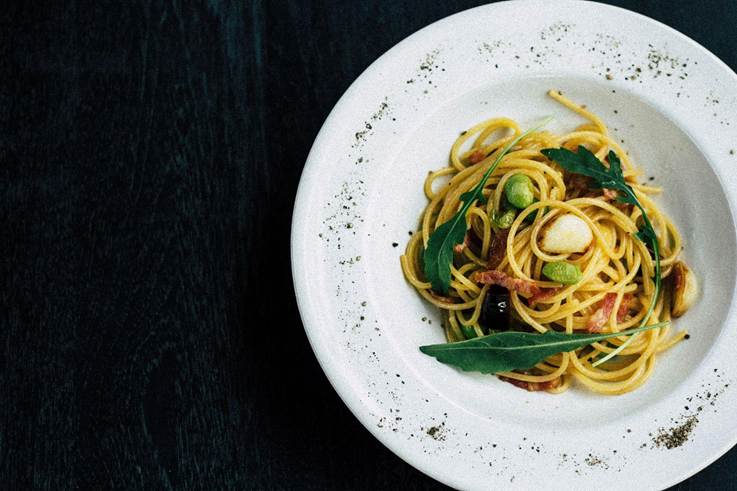 A plate of pasta