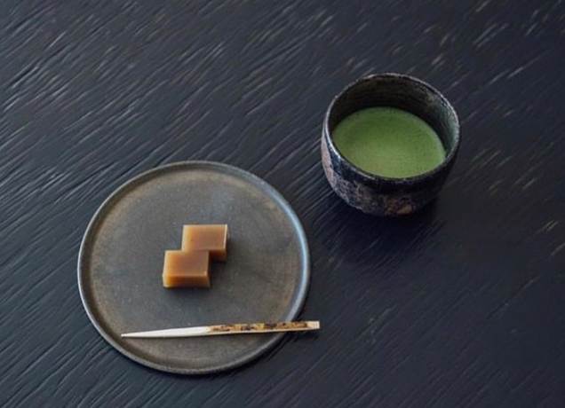 Matcha with wagashi at Sakurai Teahouse.