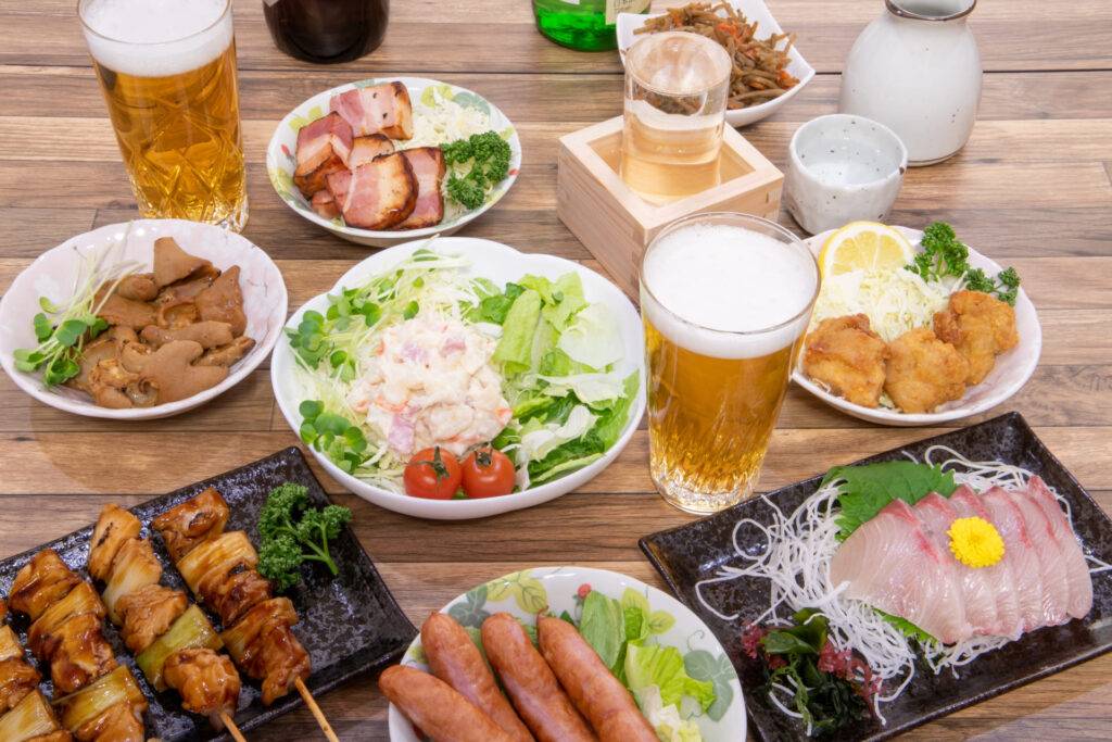 Izakaya Drinks and Dishes