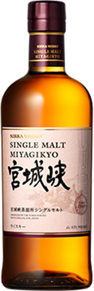 A bottle of Nikka Yoichi Single Malt whisky.